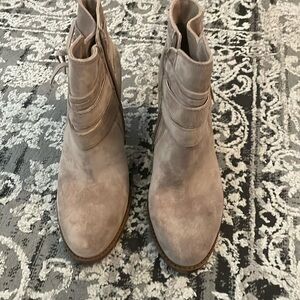 Sole Society Tan Booties